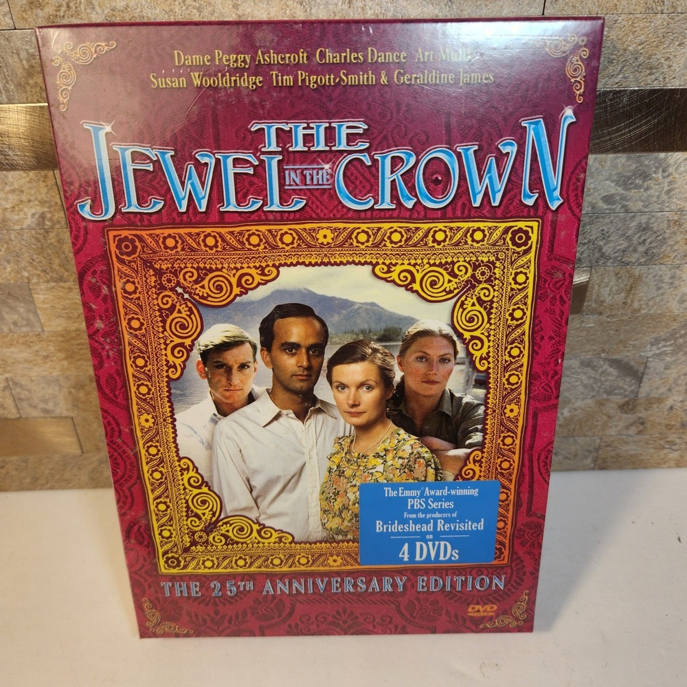 The Jewel in the Crown 25th Anniversary Ed 4-DVD Set PBS Masterpiece Theatre